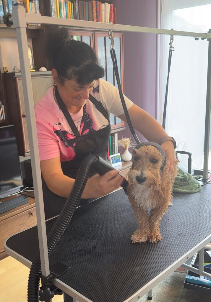 Maria bei der Arbeit